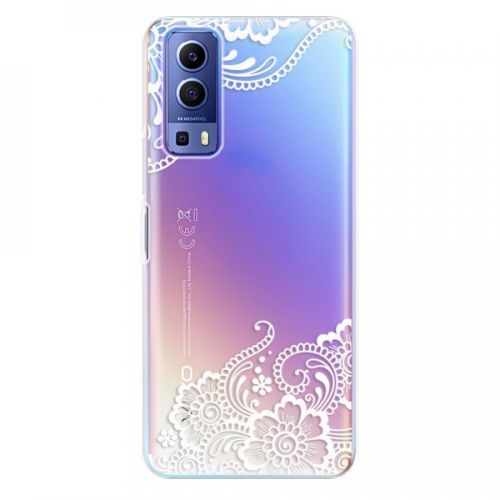 Odolné silikónové puzdro iSaprio - White Lace 02 - Vivo Y72 5G
