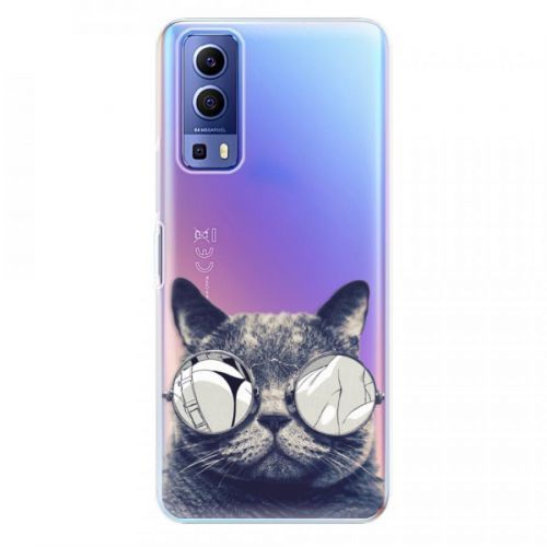 Odolné silikónové puzdro iSaprio - Crazy Cat 01 - Vivo Y72 5G
