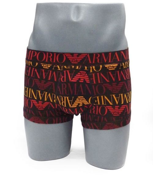Pánské trenýrky 111628 2R506 12221 - černá/mix barev - Emporio Armani L čierna - farby MIX