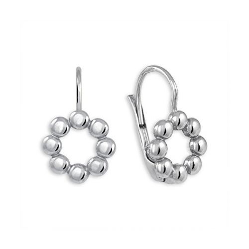 Brilio Silver Visiace strieborné náušnice Krúžky 431 001 02806 04