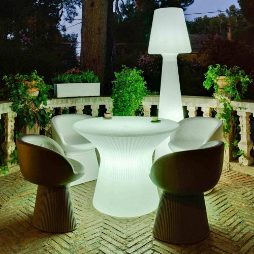 Newgarden Capri LED stôl, výška 73 cm
