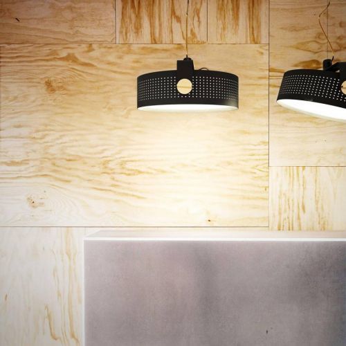 Martinelli Luce Modena závesné LED svetlo, čierna