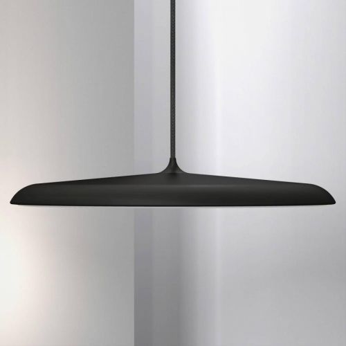 Závesné LED svietidlo Artist, Ø 40 cm, čierna