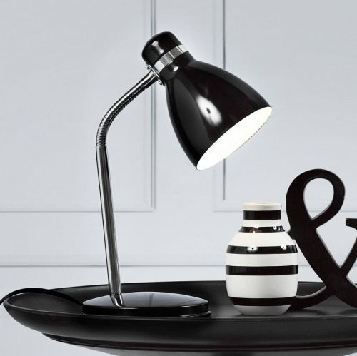 Moderná stolná lampa CYCLONE čierna