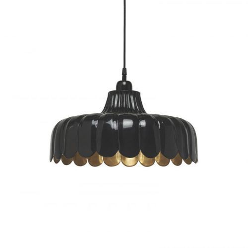 PR Home Wells závesná lampa čierna/zlatá