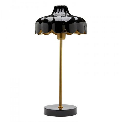 PR Home Wells stolná lampa čierna/zlatá