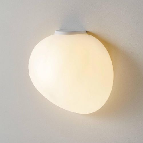 Foscarini Gregg media semi 1 nástenná lampa biela