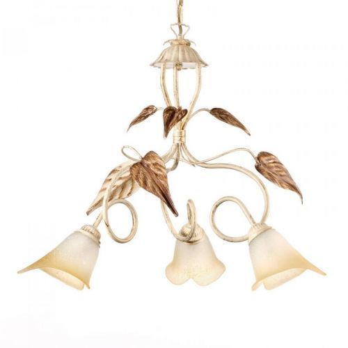 Závesná lampa Vanda 3-plameňová, bronzová