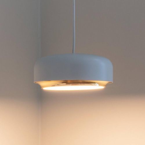 UMAGE Hazel Mini závesná lampa, biela, Ø 22 cm