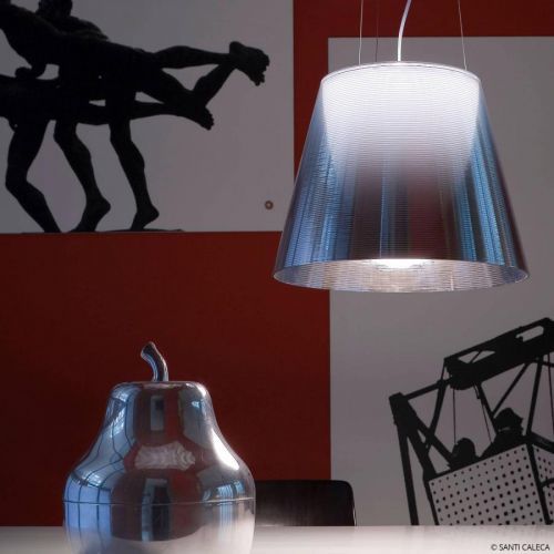 FLOS KTribe S2 závesná lampa, dymová sivá