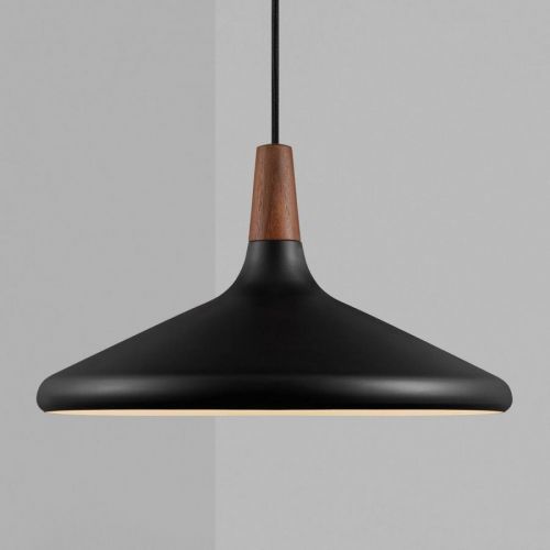 Závesná lampa Nori Ø 39 cm, čierna