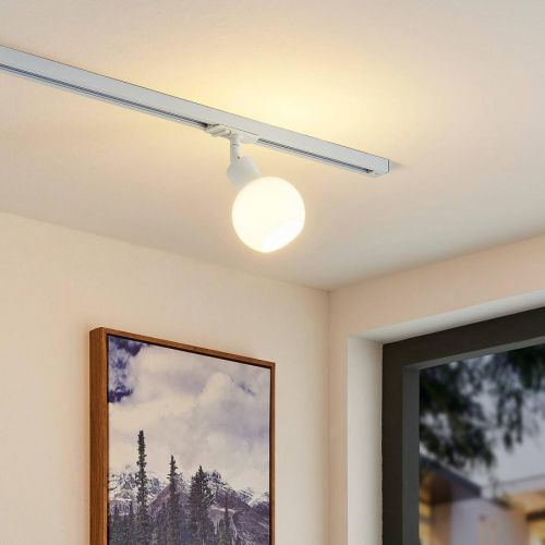 Lindby Maart bodové LED 1-fázová koľajnica, biela