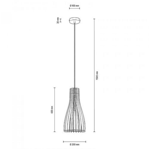 Envolight Furn závesná lampa, preglejka breza, 1pl