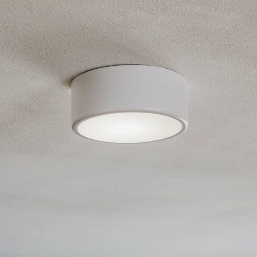 Stropné svietidlo Cleo, Ø 20 cm, biele