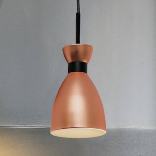 Závesná lampa Retro, meď