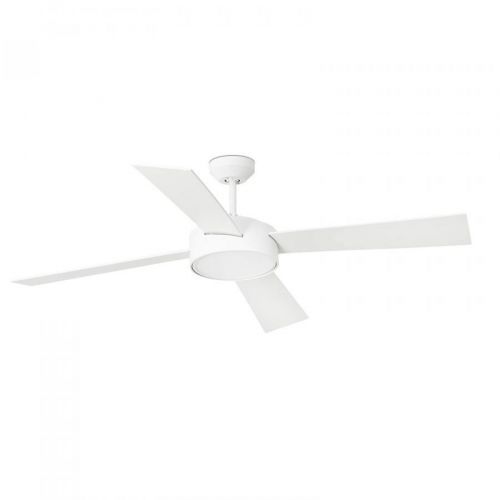 LED stropný ventilátor Hydra, remote, biela