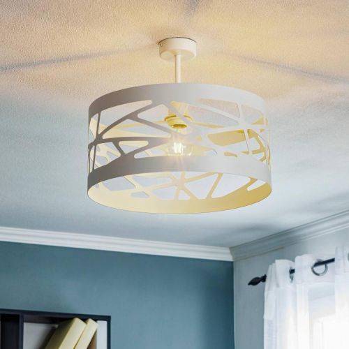 Stropné svietidlo Modul Frez Ø 39 cm, biela