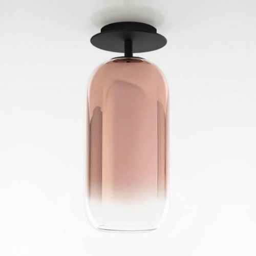 Artemide Gople Mini stropné svietidlo, meď/čierna