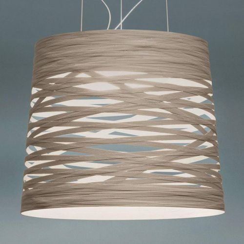 Foscarini Tress grande závesné LED svetlo, biela