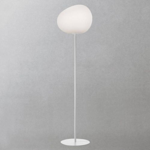 Foscarini Gregg grande stojaca lampa 186 cm, biela