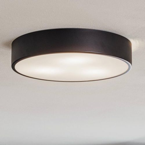 Stropné svietidlo Cleo, Ø 40 cm, čierne