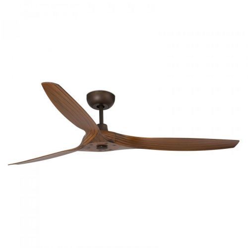 Stropný ventilátor Morea, tmavé drevo