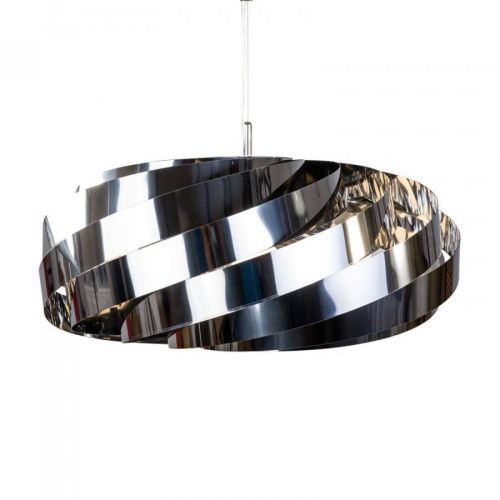 Závesná lampa Vento chróm-nikel Ø 60 cm