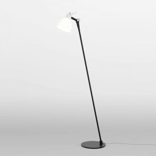 Rotaliana Luxy F0 Glam stojaca lampa, čierna/biela