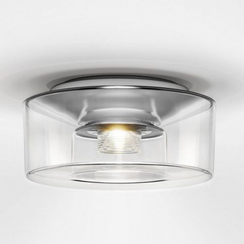 serien.lighting Curling M stropné 2700K akryl číra