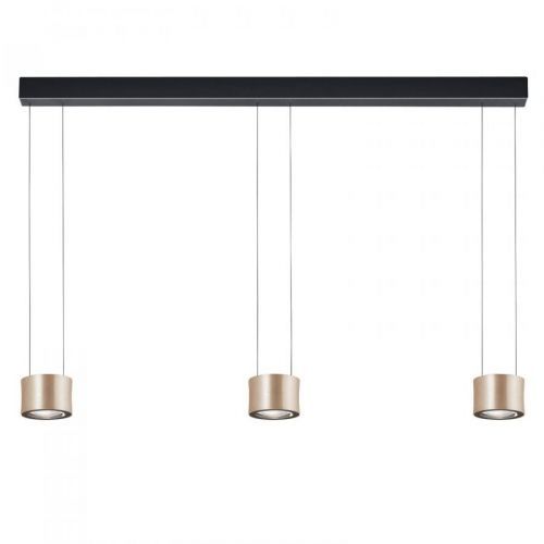 BANKAMP Impulse závesná lampa 3pl. ružové zlato