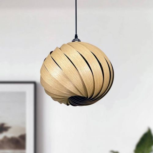 Gofurnit Mela závesná lampa, dub, Ø 35 cm