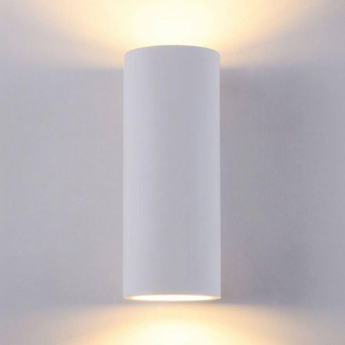 Nástenné svietidlo Parma zo sadry, 8x20 cm