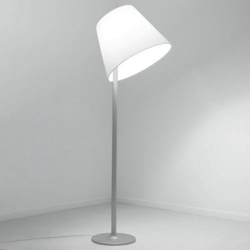 Artemide Melampo stojaca lampa, 217 cm, sivá