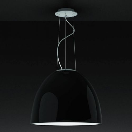 Artemide Nur Gloss závesná lampa, čierna, lesklá