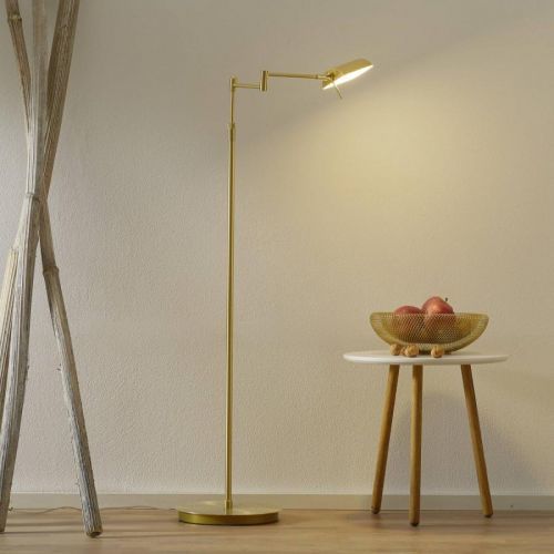B–svietidlá Graz stojaca LED lampa, mosadz