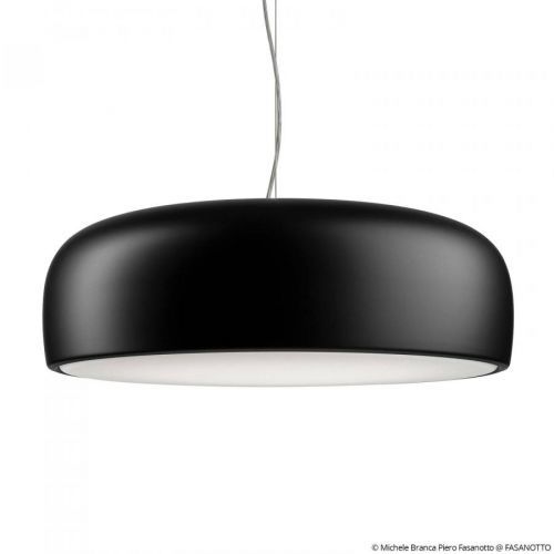 FLOS Smithfield S LED závesná lampa, čierna matná