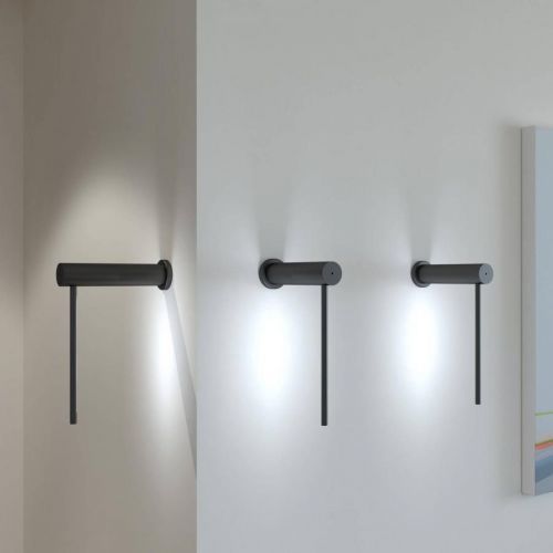 Martinelli Luce Mosca nástenné LED 20 cm čierne