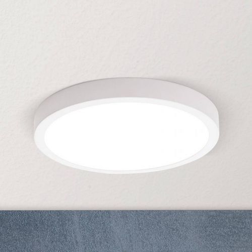 Stropné LED svietidlo Vika, okrúhle, biele, Ø 23cm
