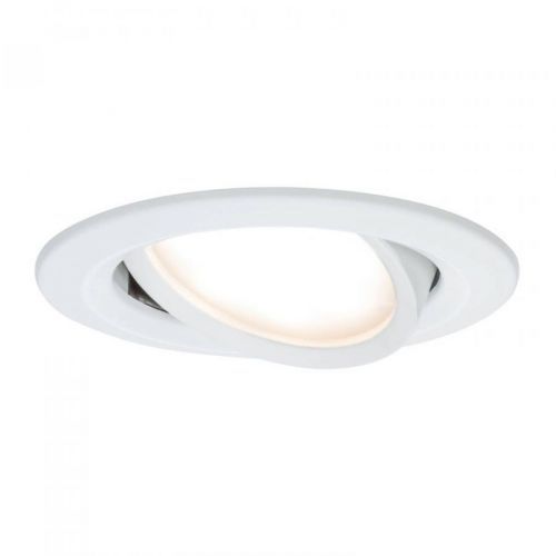 Paulmann Spot Nova Coin okrúhle, otočné, biele