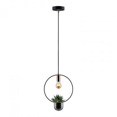 Paulmann závesná lampa Tasja s kvetináčom