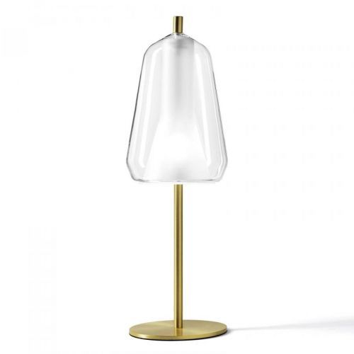 Stolná lampa X-Ray kužeľ tienidlo 20 cm, číra