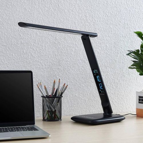 Lindby Cerula LED stolná lampa, stmievač