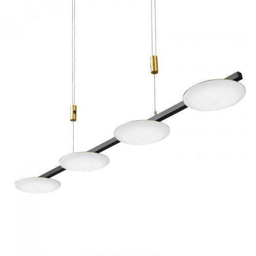 BANKAMP Pure Up závesné LED svietidlo, 4-plameňové