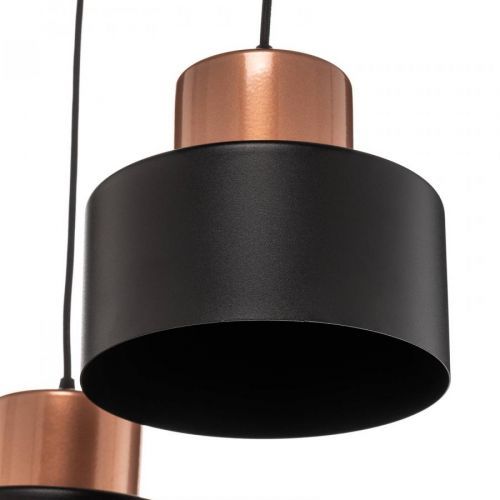 Závesná lampa Olla, 3-plameňová, okrúhla