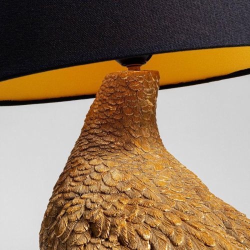 KARE Animal Duck stolná lampa, látkové tienidlo