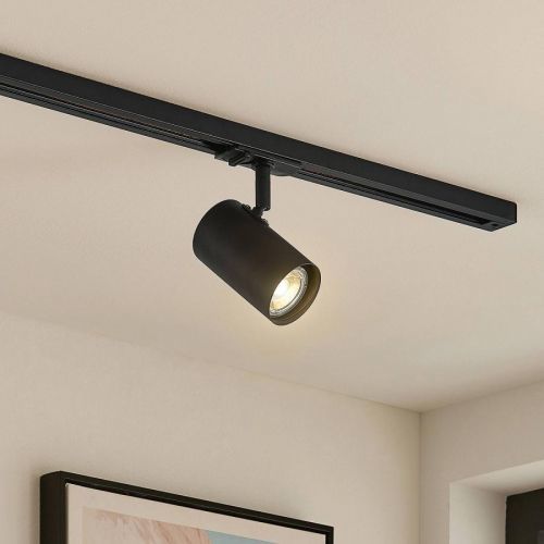 Lindby Ties bodové koľajnicové LED 1-fázové čierne