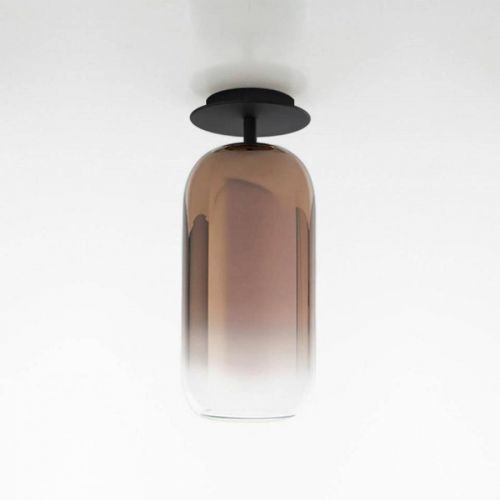 Artemide Gople Mini stropné svietidlo bronz/čierna