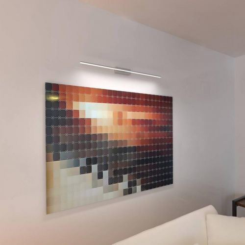 Nástenné LED svietidlo Miroir 80 cm hliník 3000 K