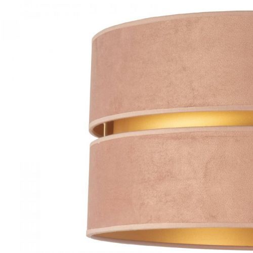 Závesná lampa Golden Duo Ø 40 cm ružová/zlatá