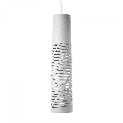 Foscarini Tress media závesná lampa, biela